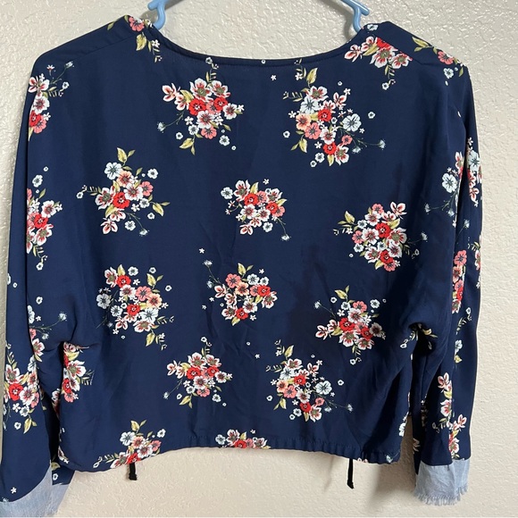 Art class flower print jacket size large - Picture 2 of 6